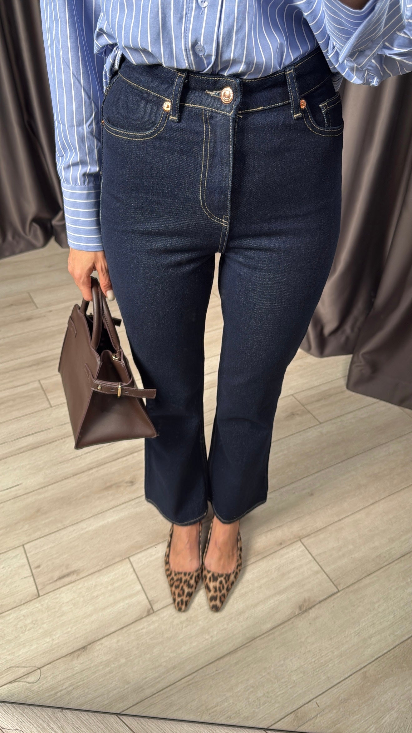Marka Model İspanyol Paça Jean Pantolon