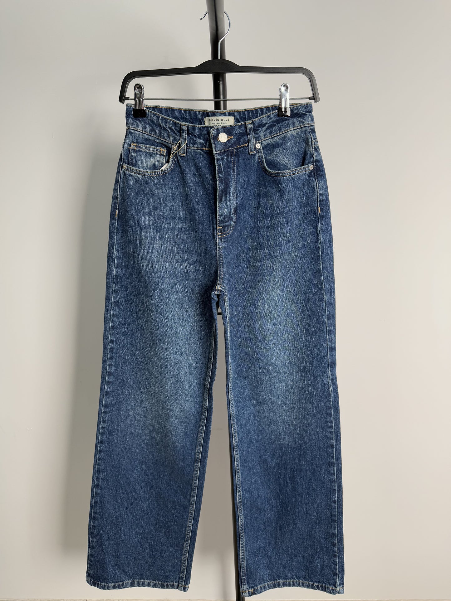 Wideleg Şantuklu Kumaş Kot Pantolon