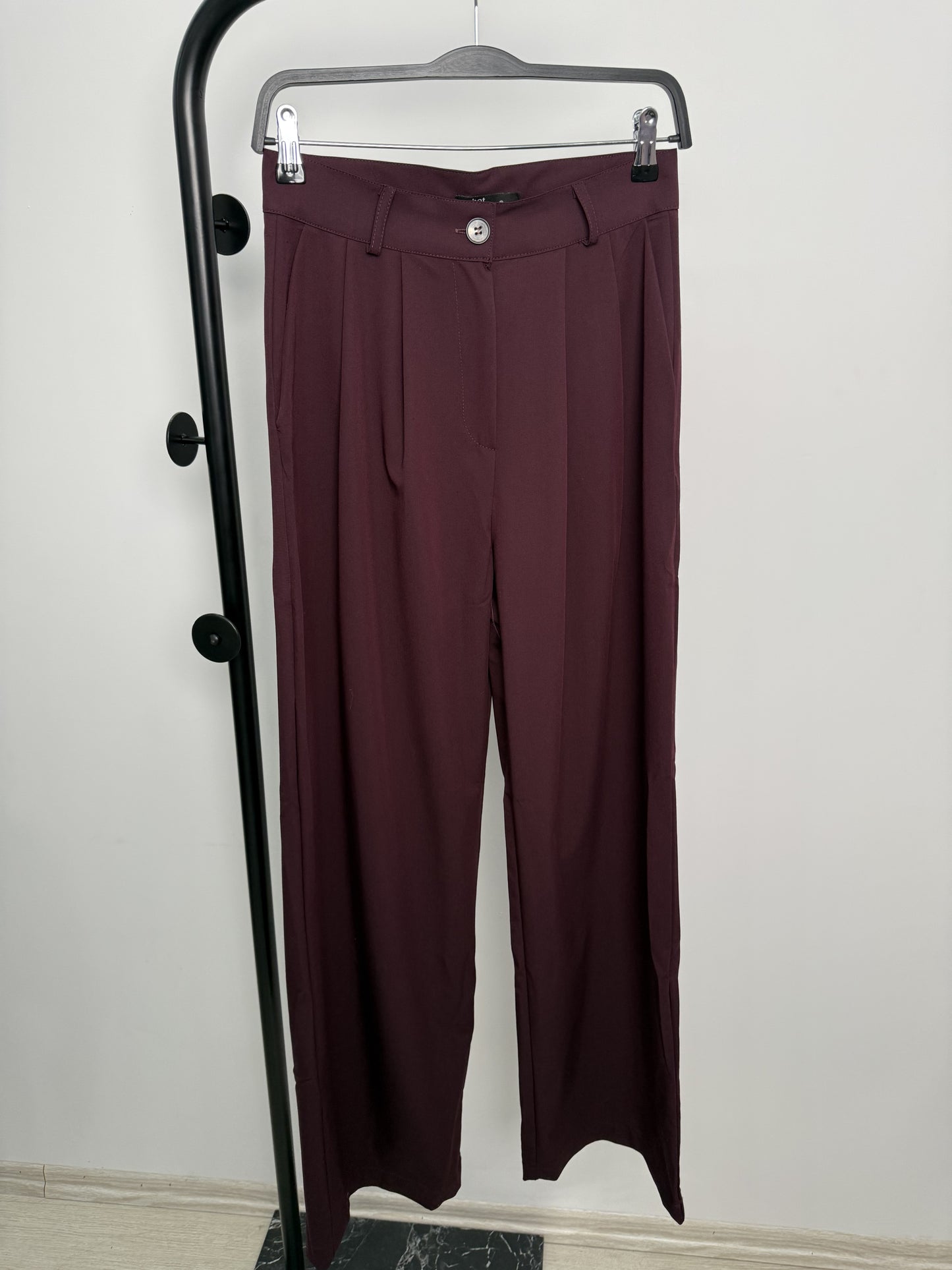 Mürdüm Gömlek Pantolon Takım