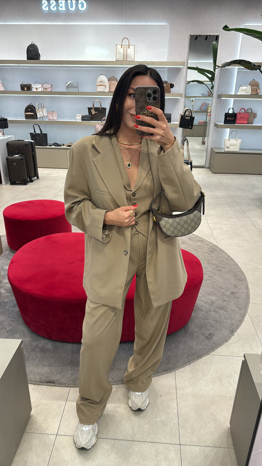 Camel Oversize Ceket