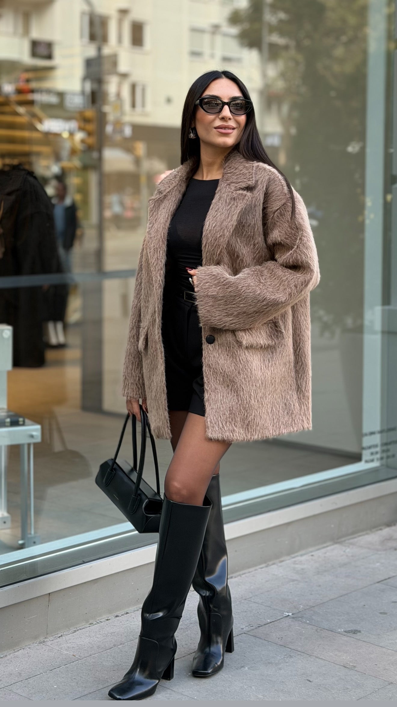 Premium Düğmeli Kaşe Ceket